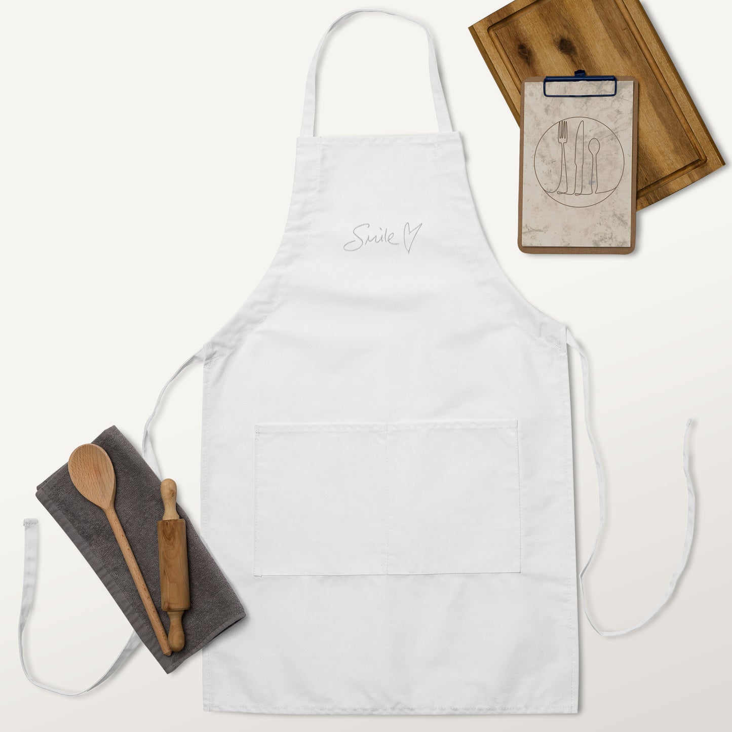 Smile | Everyday Black Apron