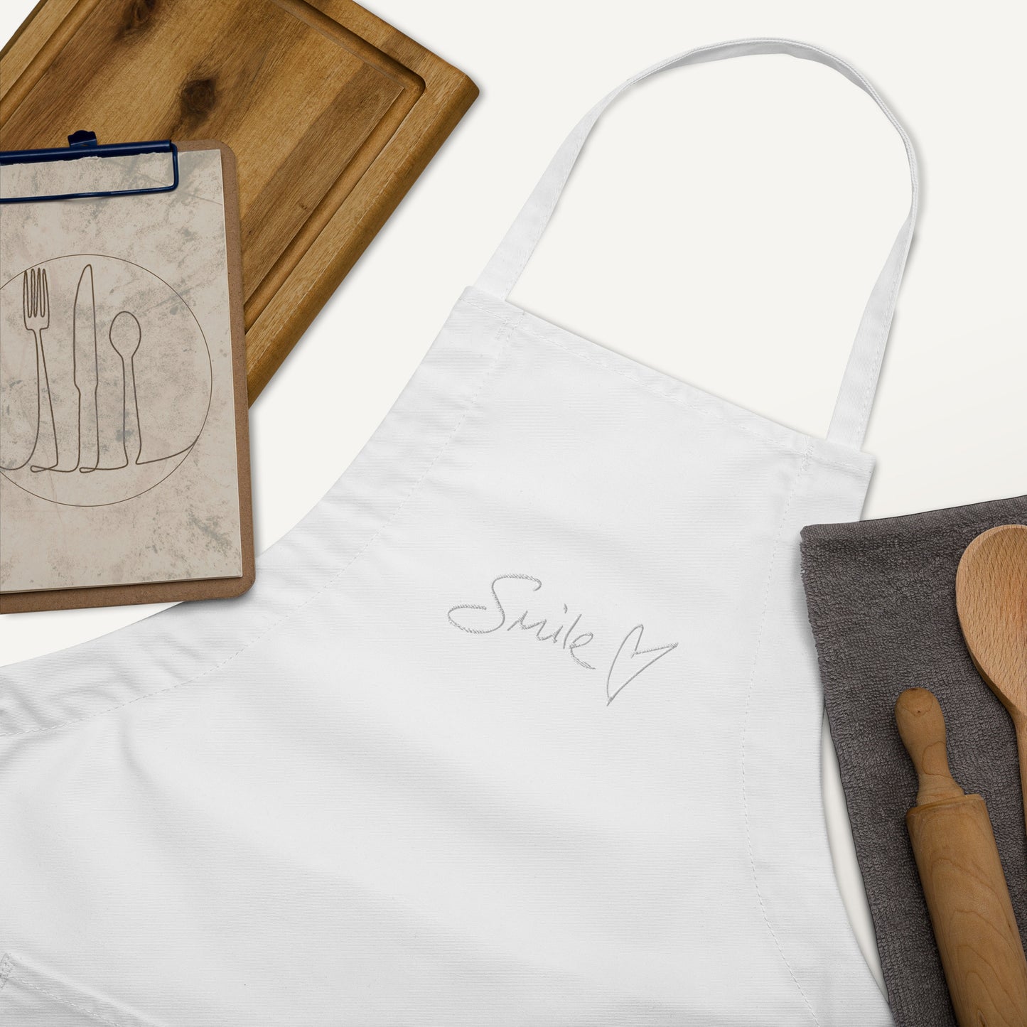 Smile | Everyday Black Apron
