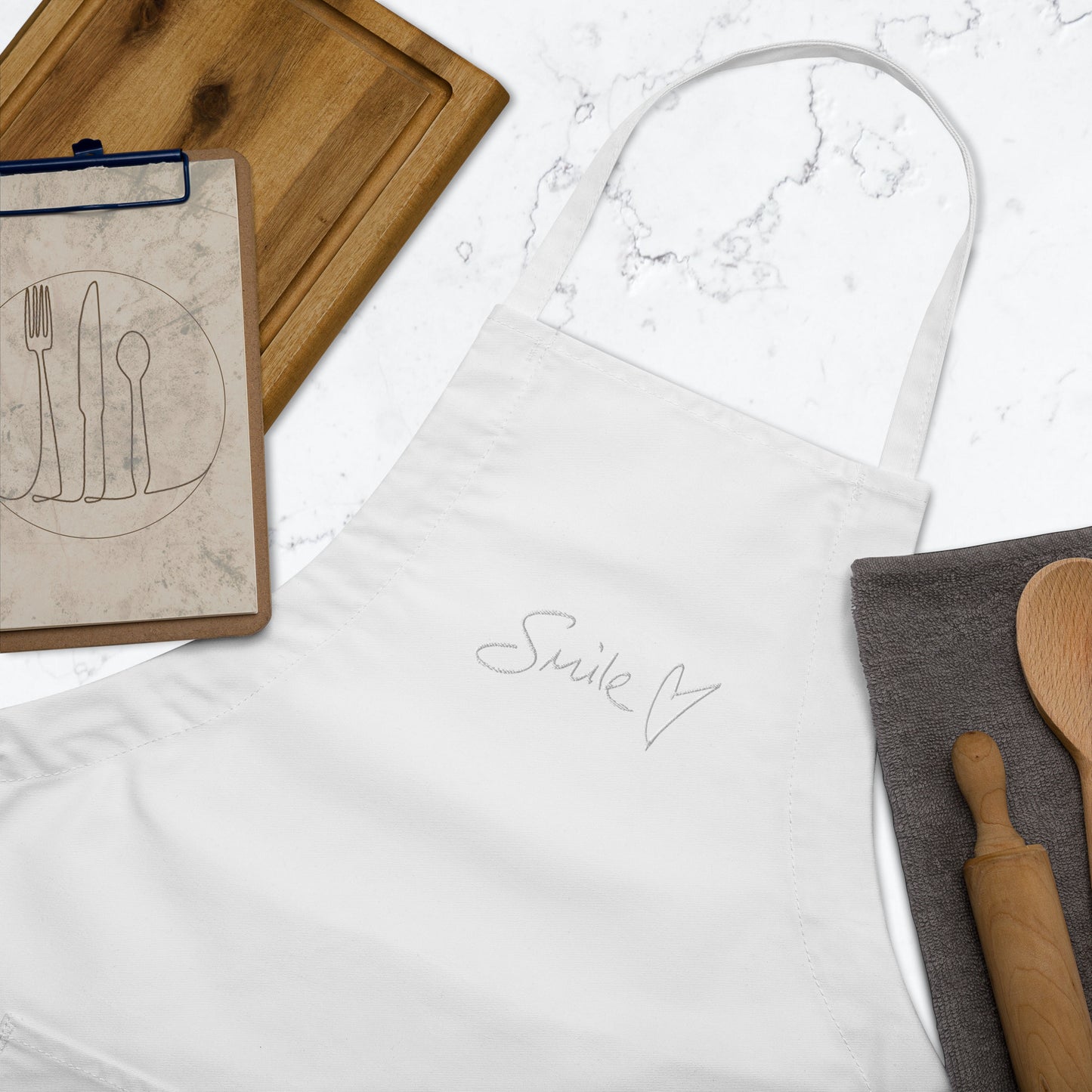 Smile | Everyday Black Apron