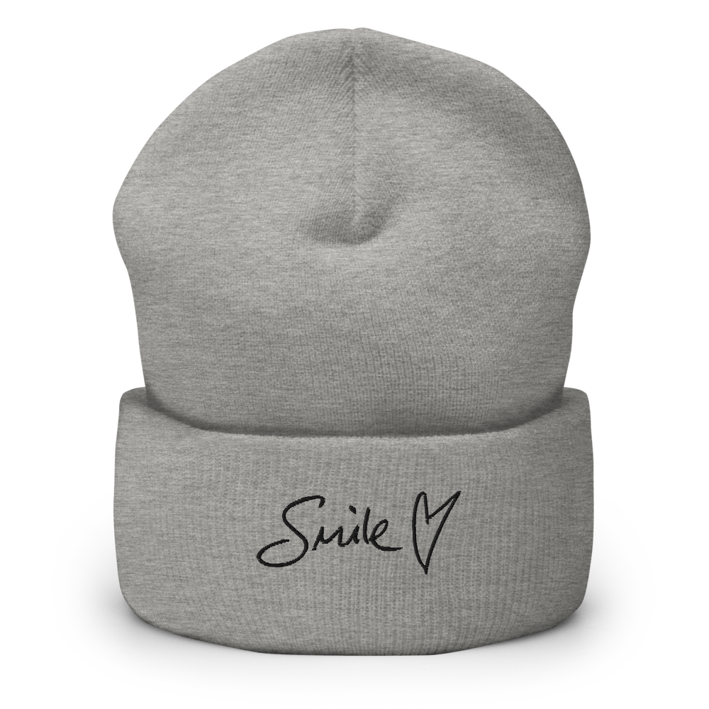 Smile | Cuffed Beanie