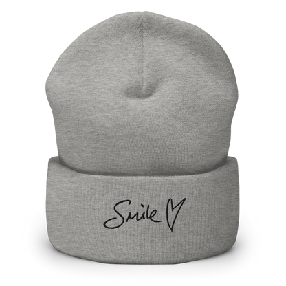 Smile | Cuffed Beanie