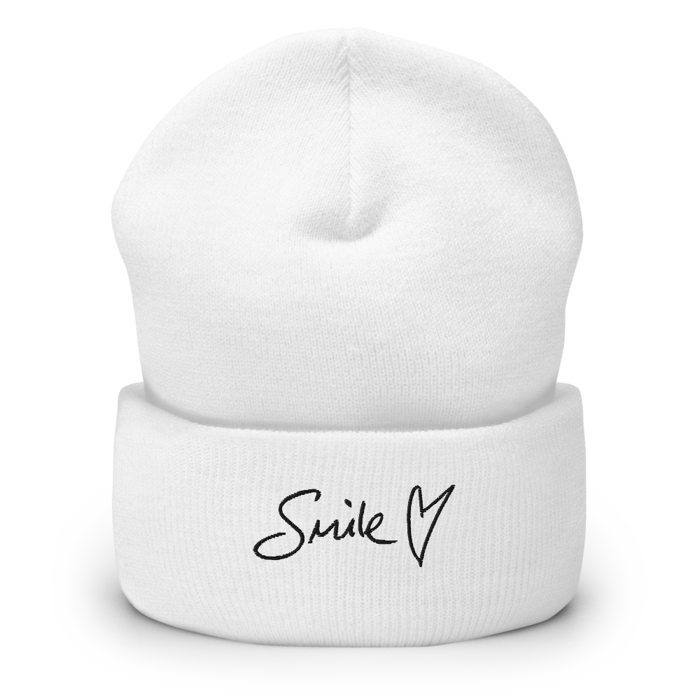 Smile | Cuffed Beanie