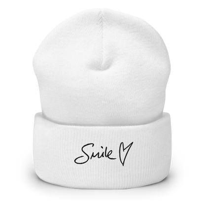 Smile | Cuffed Beanie