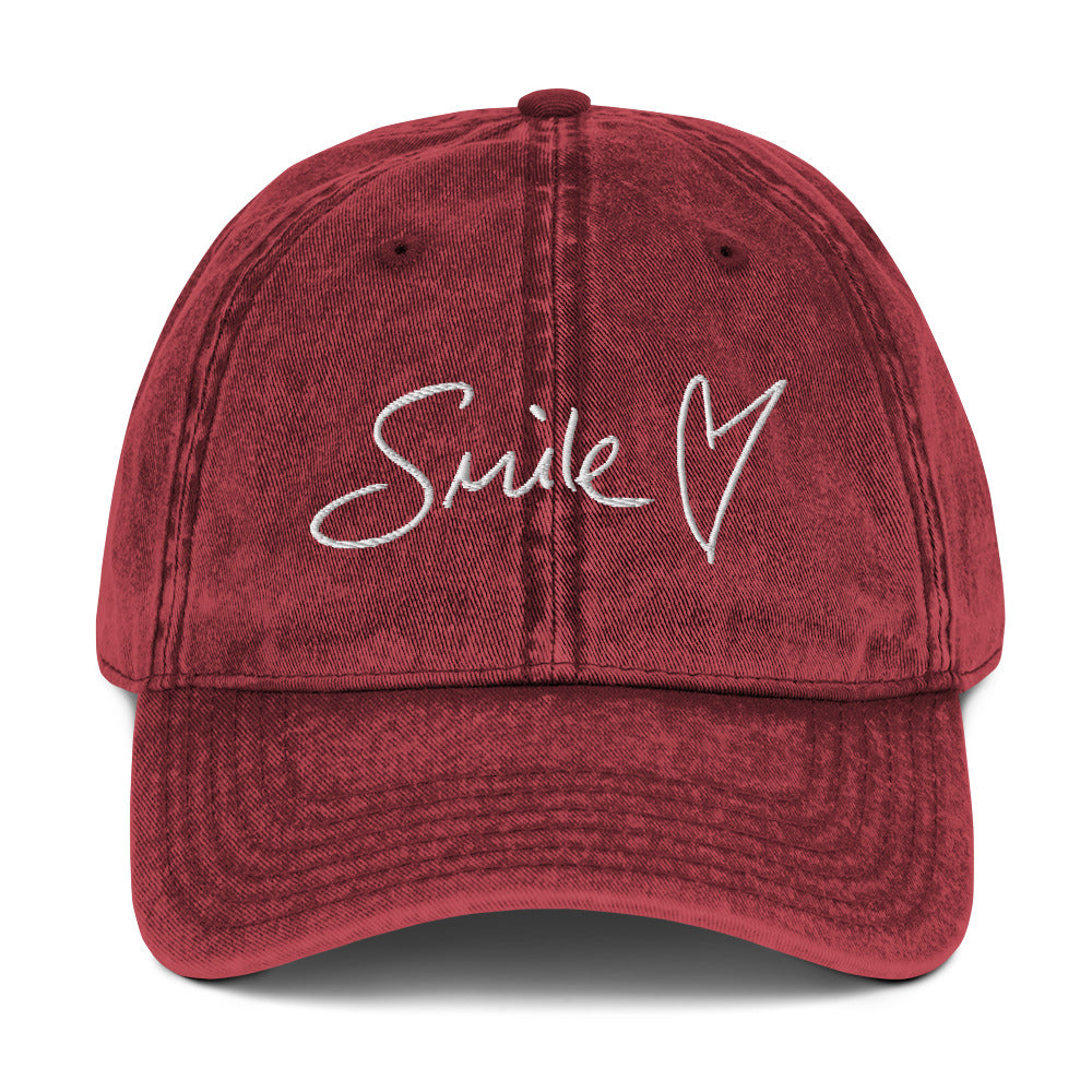 Handwritten Smile | Vintage Hat
