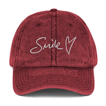 Handwritten Smile | Vintage Hat
