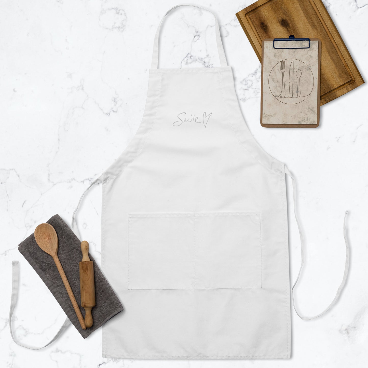 Smile | Everyday Black Apron