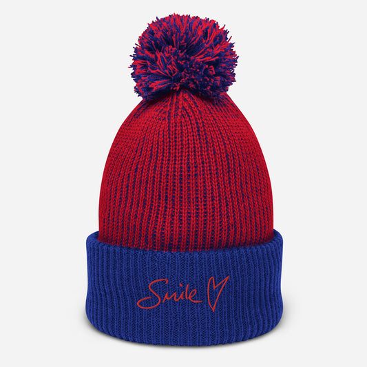 Smile | Limited Blue Red Beanie